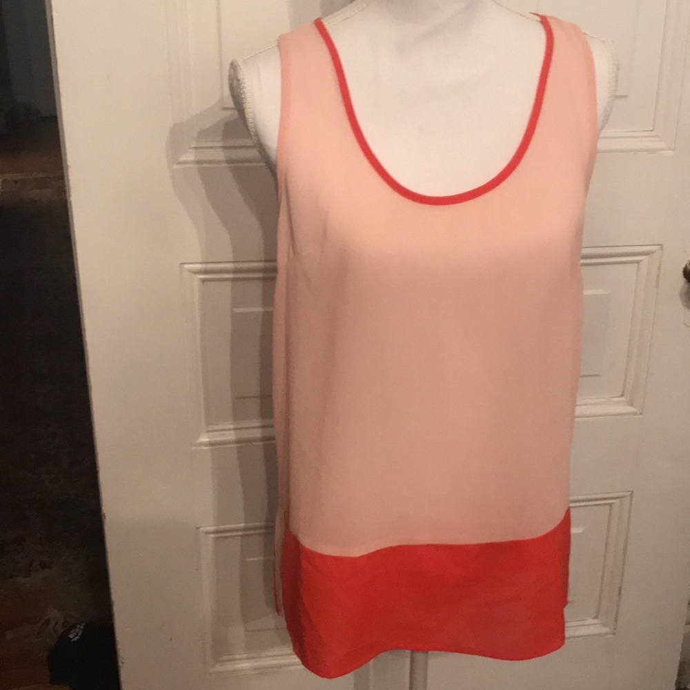 EUC Umgee Sheer Tank Top with zipper A1